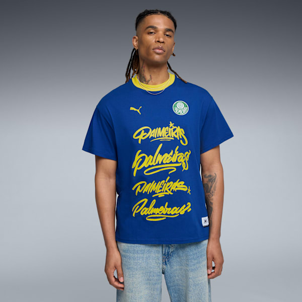 PUMA HOOPS x SE PALMEIRAS Basketball Tee Men, Clyde Royal, extralarge