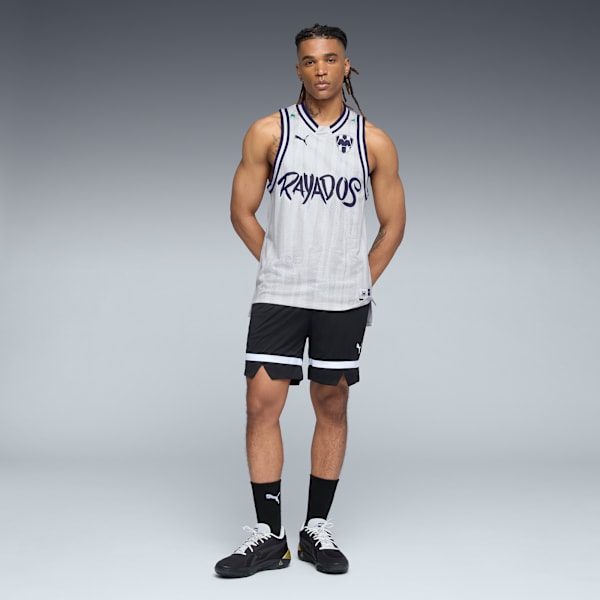 PUMA HOOPS x C.F. MONTERREY Basketball Jersey Men, Feather Gray-PUMA White-AOP, extralarge