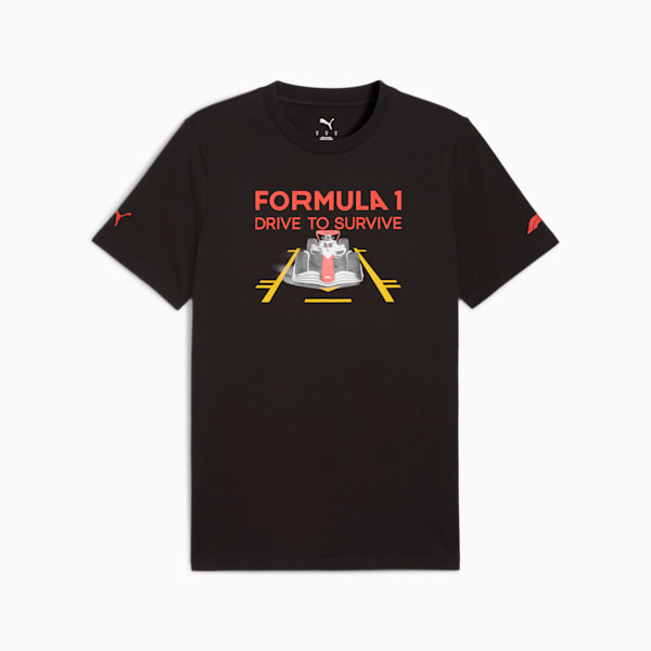 F1® Drive to Survive Men's Tee, PUMA Black, extralarge