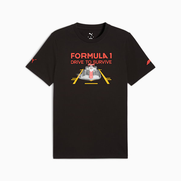 Formula 1® Drive to Survive Men's Tee, PUMA Black, extralarge