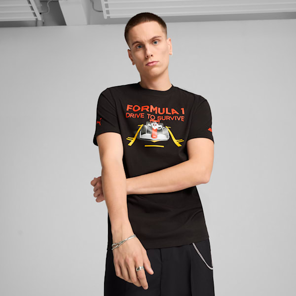 F1® Drive to Survive Men's Tee, PUMA Black, extralarge