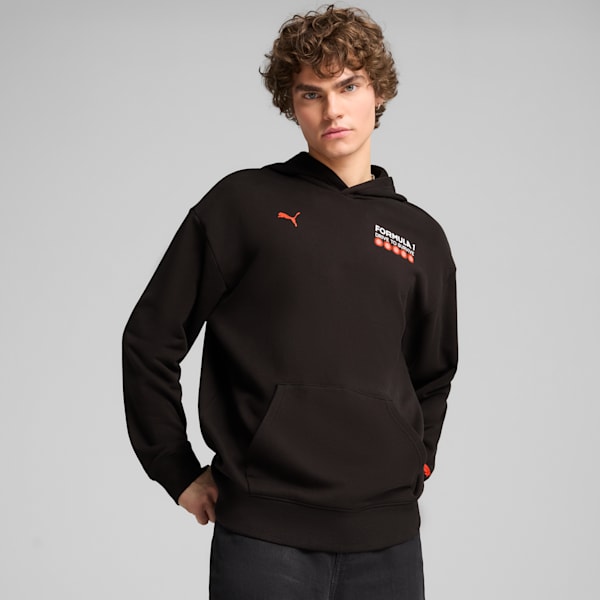 Sudadera con capucha estampada F1® Drive to Survive para hombre, PUMA Black, extralarge