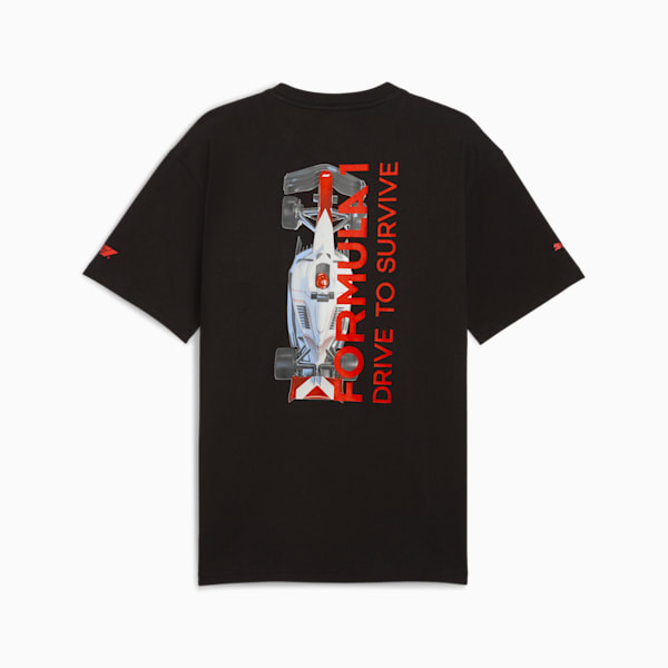 F1® Drive to Survive Men's Relaxed Tee, PUMA Black, extralarge