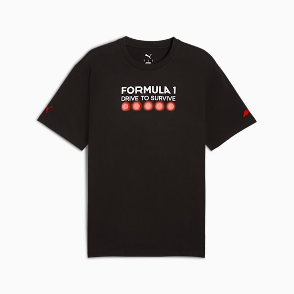 F1® Drive to Survive Men's Relaxed Tee, PUMA Black, extralarge