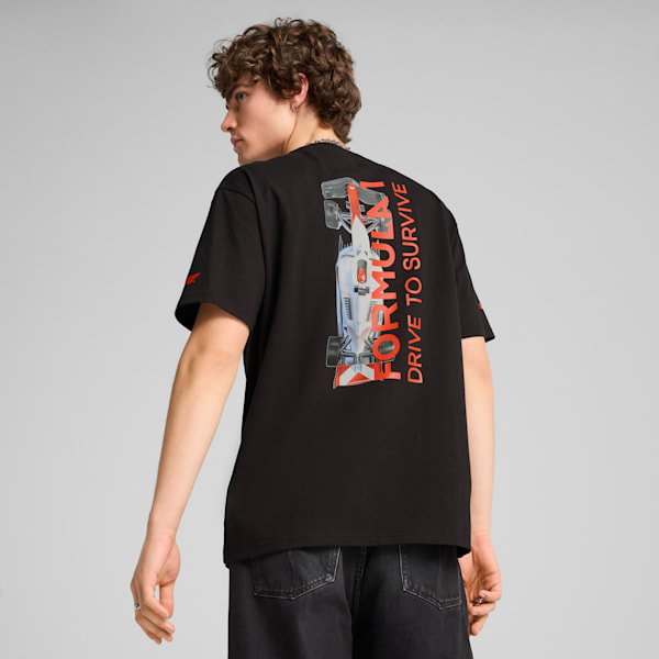 F1® Drive to Survive Men's Relaxed Tee, PUMA Black, extralarge