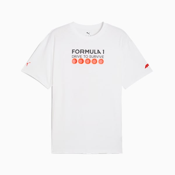 Formula 1® Drive to Survive Men's Relaxed Tee, PUMA White, extralarge