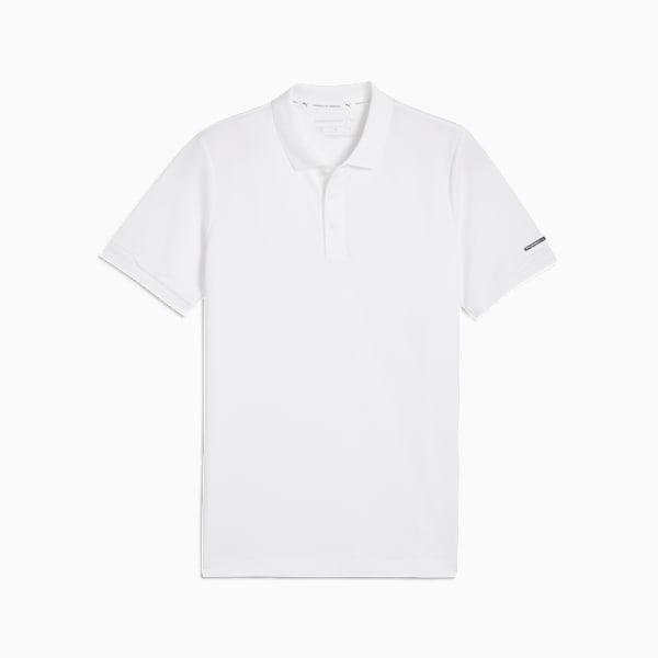 Porsche Design Men's Moisture-Wicking Performance Polo, PUMA White, extralarge-IND