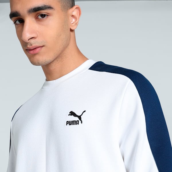 CLASSICS Utility Men's Crew-Neck Sweatshirt, PUMA White, extralarge-IND