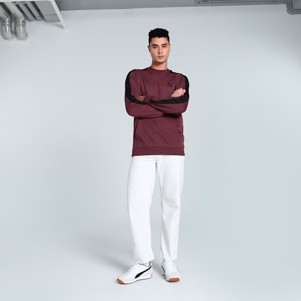 CLASSICS Utility Men's Crew-Neck Sweatshirt, Dark Jasper, extralarge-IND