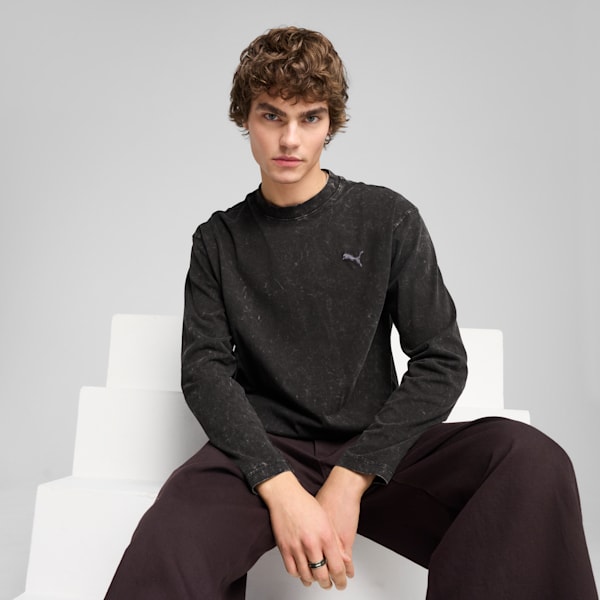 ユニセックス FUTURE.PUMA.ARCHIVE リラックス DY 長袖 Tシャツ, PUMA Black, extralarge-JPN
