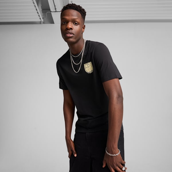メンズ スポーツ レガシー グラフィック 半袖 Tシャツ, PUMA Black, extralarge-JPN