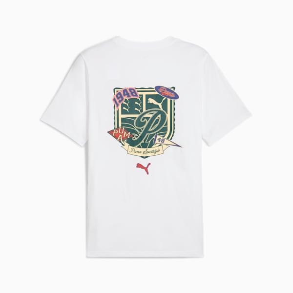 メンズ スポーツ レガシー グラフィック 半袖 Tシャツ, PUMA White, extralarge-JPN