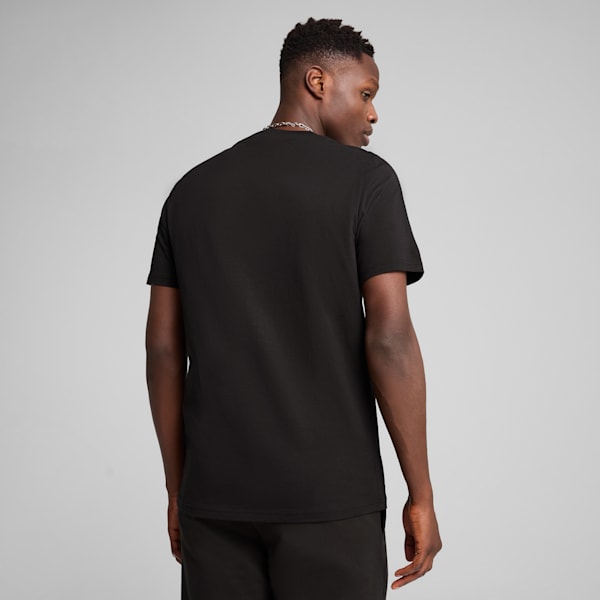 メンズ スポーツ レガシー フロント グラフィック 半袖 Tシャツ, PUMA Black, extralarge-JPN