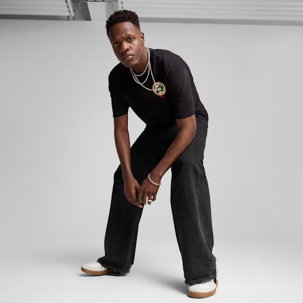 メンズ グラフィックス スーパー プーマ リラックス 半袖 Tシャツ, PUMA Black, extralarge-JPN