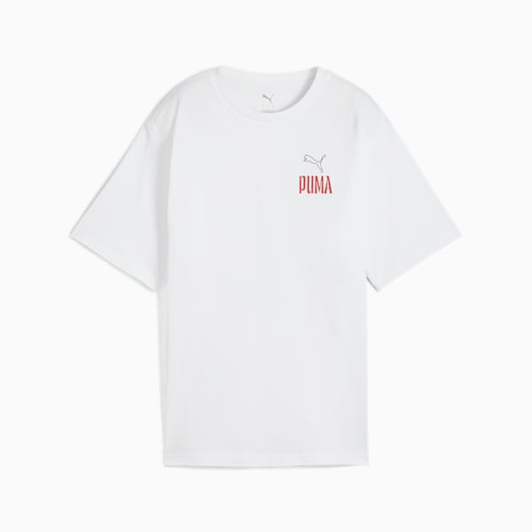 ウィメンズ ロード トゥ ユニティ リラックス グラフィック 半袖 Tシャツ, PUMA White, extralarge-JPN