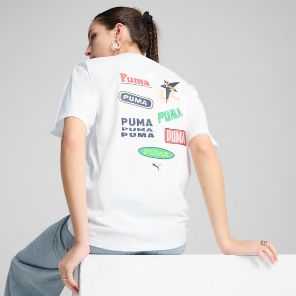 ウィメンズ ロード トゥ ユニティ リラックス グラフィック 半袖 Tシャツ, PUMA White, extralarge-JPN