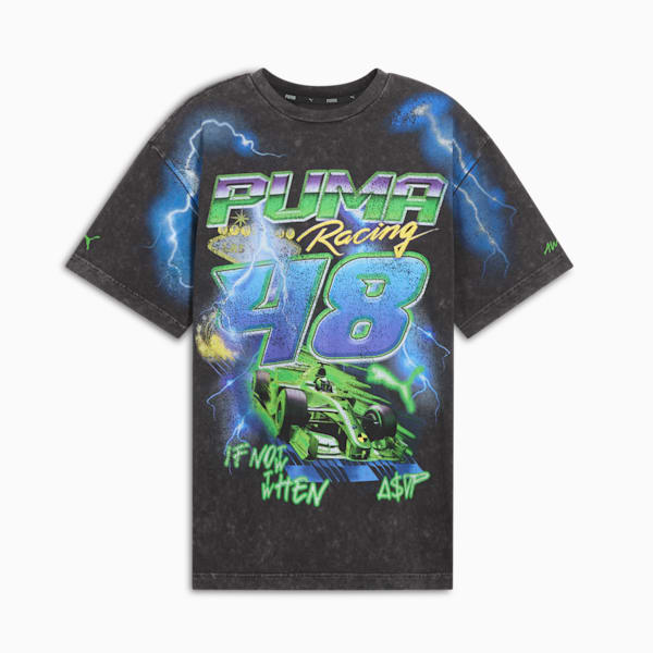 A$AP ROCKY x PUMA Men's Bolt Tee, PUMA Black, extralarge