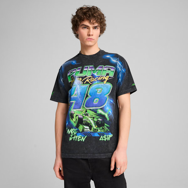 A$AP ROCKY x PUMA Men's Bolt Tee, PUMA Black, extralarge