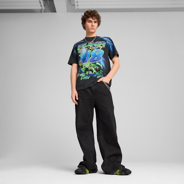 A$AP ROCKY x PUMA Men's Bolt Tee, PUMA Black, extralarge