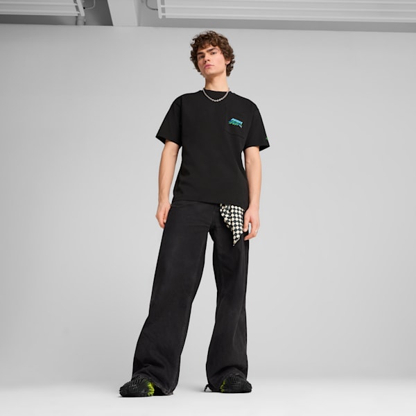 A$AP ROCKY x PUMA Men's Pocket Tee, PUMA Black, extralarge-IND