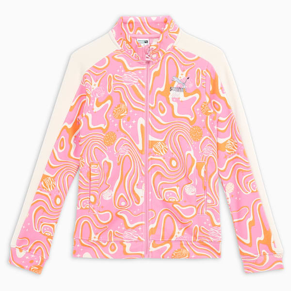 LAVA LAND Girl's Track Jacket, Mauved Out, extralarge-IND