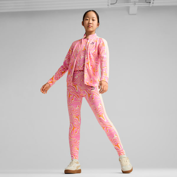 LAVA LAND Girl's Track Jacket, Mauved Out, extralarge-IND