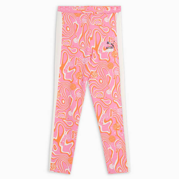 LAVA LAND Girl's High-Waist Leggings, Mauved Out, extralarge-IND