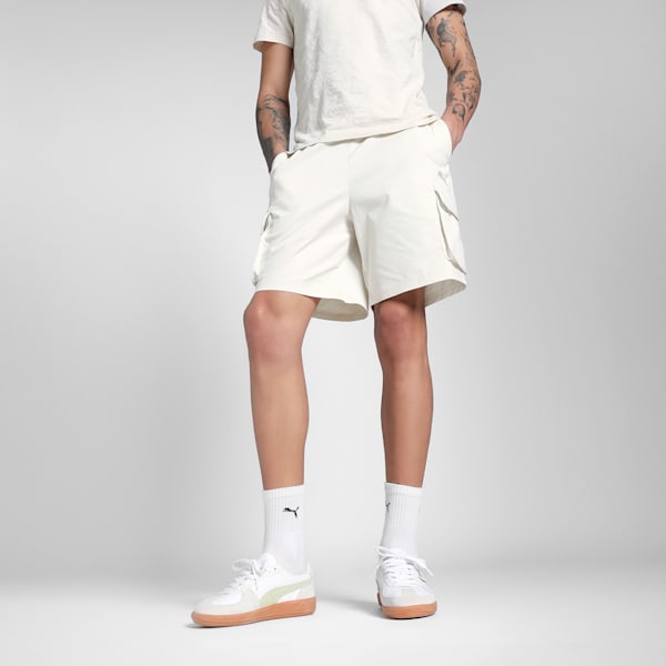 Premium Essentials Men's Cargo Shorts, Alpine Snow, extralarge-IND