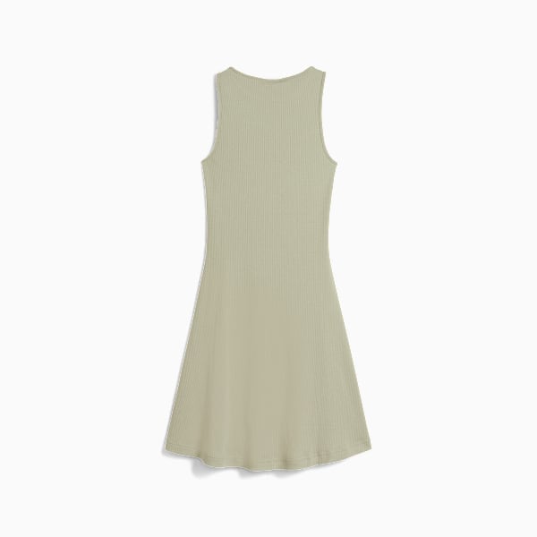 WARDROBE ESS Ribbed Dress Women, Lux Army, extralarge