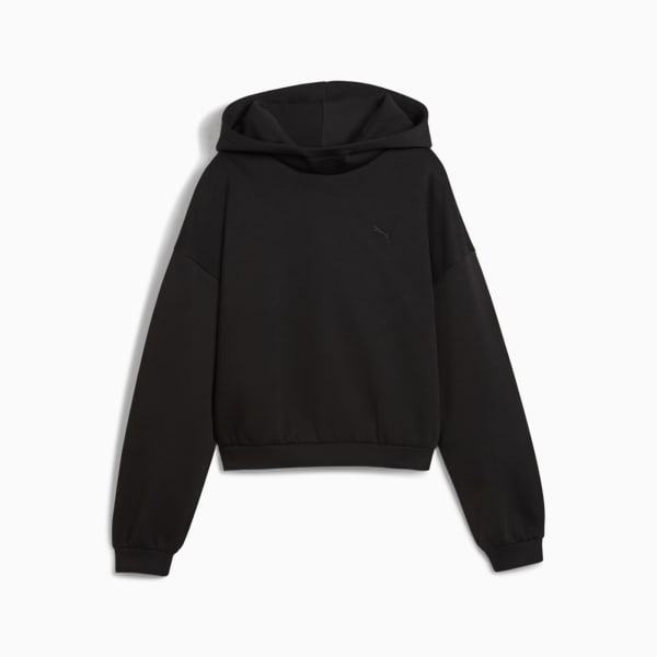 Wardrobe Essentials Hoodie Women, PUMA Black, extralarge