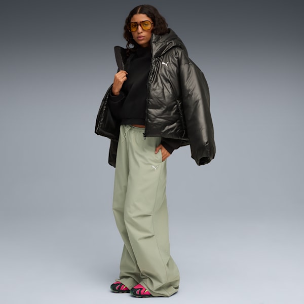 Wardrobe Essentials Oversized Hoodie Women, PUMA Black, extralarge-GBR