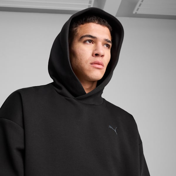 Wardrobe Essentials Boxy Hoodie Men, PUMA Black, extralarge