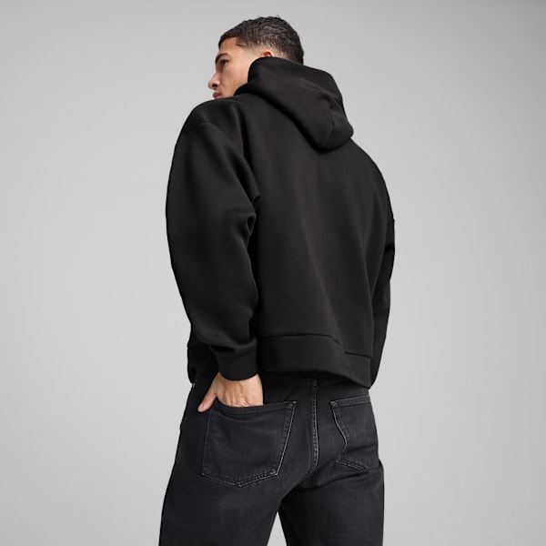 Wardrobe Essentials Boxy Hoodie Men, PUMA Black, extralarge
