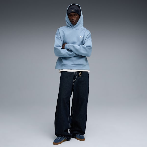 WARDROBE ESS Boxy Hoodie Men, Cool Blue, extralarge-GBR