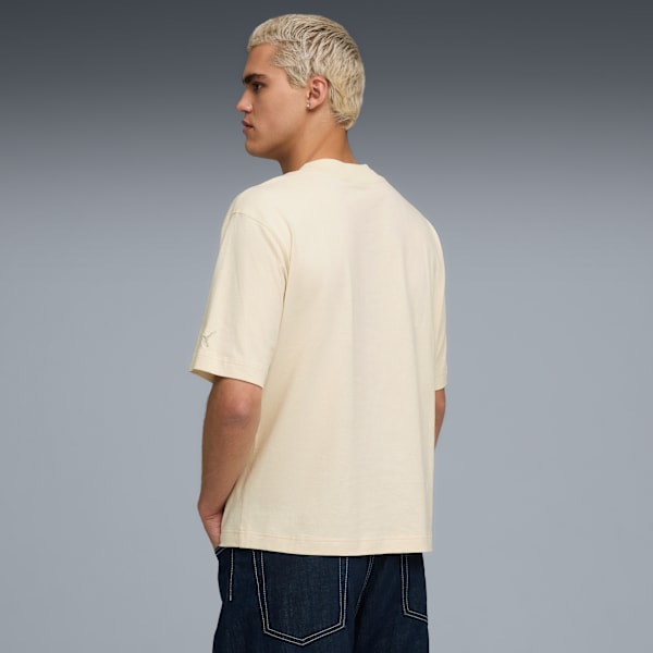 Premium Essentials Boxy Graphic Tee Unisex, Alpine Snow, extralarge