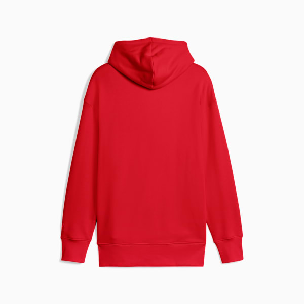 Premium Essentials Relaxed Graphic Hoodie Unisex, For All Time Red, extralarge