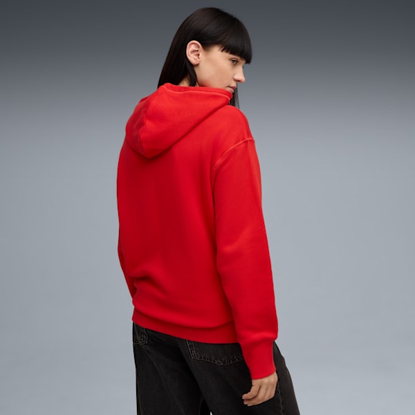 Premium Essentials Relaxed Graphic Hoodie Unisex, For All Time Red, extralarge