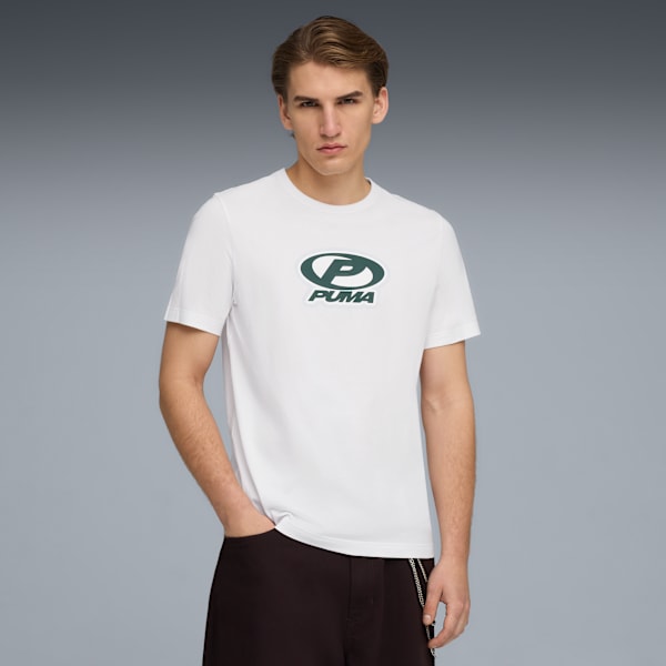 FUTURE.PUMA.ARCHIVE Tee Unisex, PUMA White-Mint Melt, extralarge
