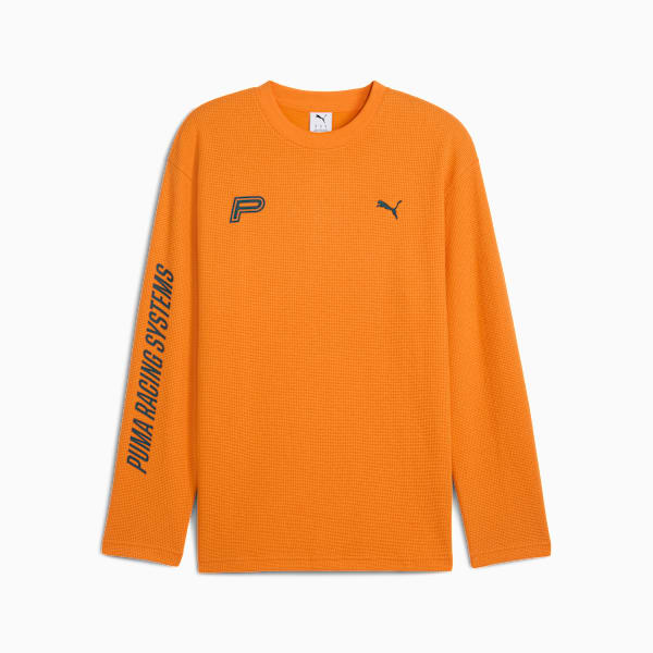 FUTURE.PUMA.ARCHIVE Waffle Relaxed Long Sleeve Tee Unisex, Orange Glo, extralarge