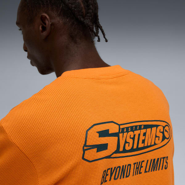 FUTURE.PUMA.ARCHIVE Waffle Relaxed Long Sleeve Tee Unisex, Orange Glo, extralarge