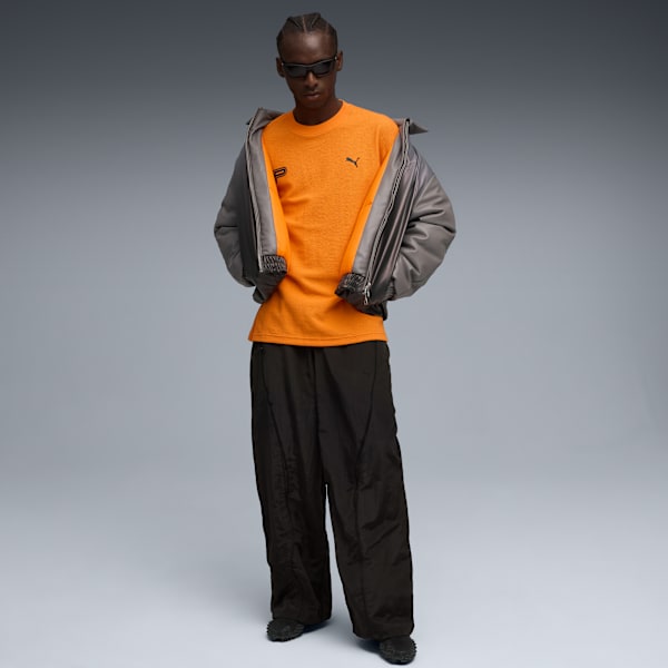 FUTURE.PUMA.ARCHIVE Waffle Relaxed Long Sleeve Tee Unisex, Orange Glo, extralarge