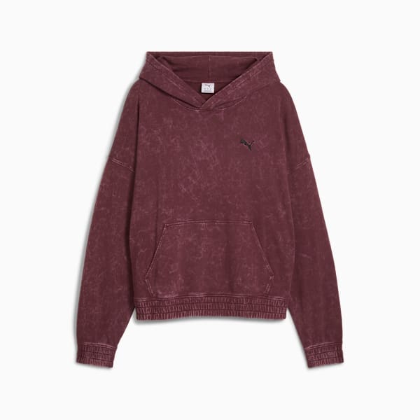 Sudadera estilo boxy FUTURE.PUMA.ARCHIVE Washed, Ruby Shimmer, extralarge