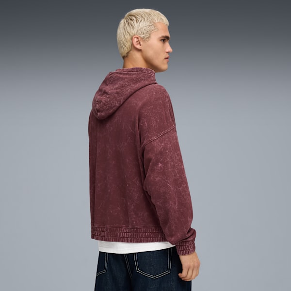 Sudadera estilo boxy FUTURE.PUMA.ARCHIVE Washed, Ruby Shimmer, extralarge