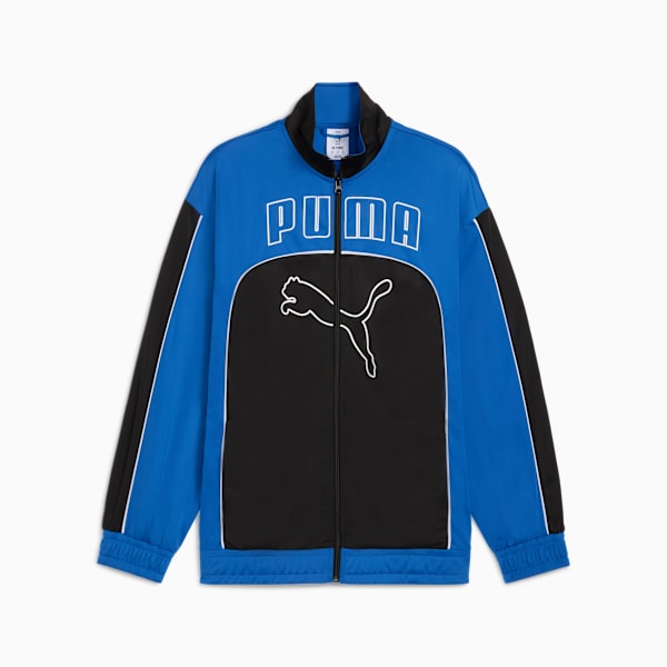 FUTURE.PUMA.ARCHIVE Jacket Unisex, Mountain Blue-PUMA Black, extralarge