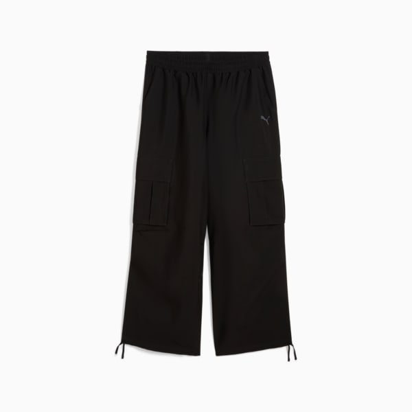 FUTURE ARCHIVE Extreme Oversized Woven Cargo Pants, PUMA Black, extralarge-IND
