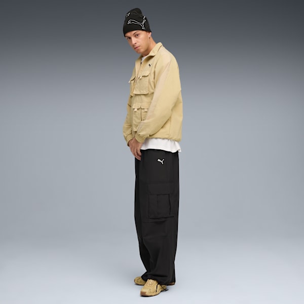 T7 Cargo Track Jacket Men, Pebble Path, extralarge