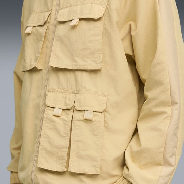 T7 Cargo Track Jacket Men, Pebble Path, extralarge