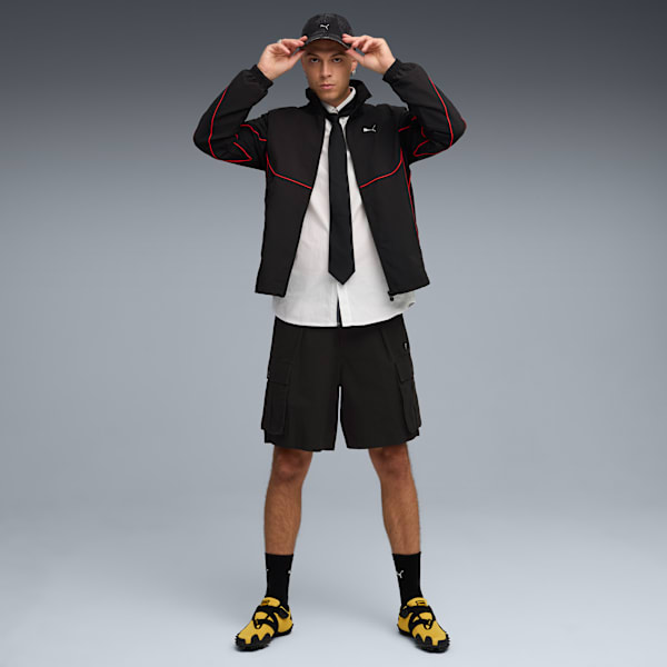 PUMATECH Track Jacket Men, PUMA Black-For All Time Red, extralarge
