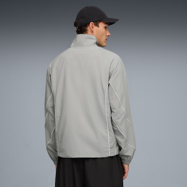 PUMATECH Track Jacket Men, Gray Echo-PUMA White, extralarge