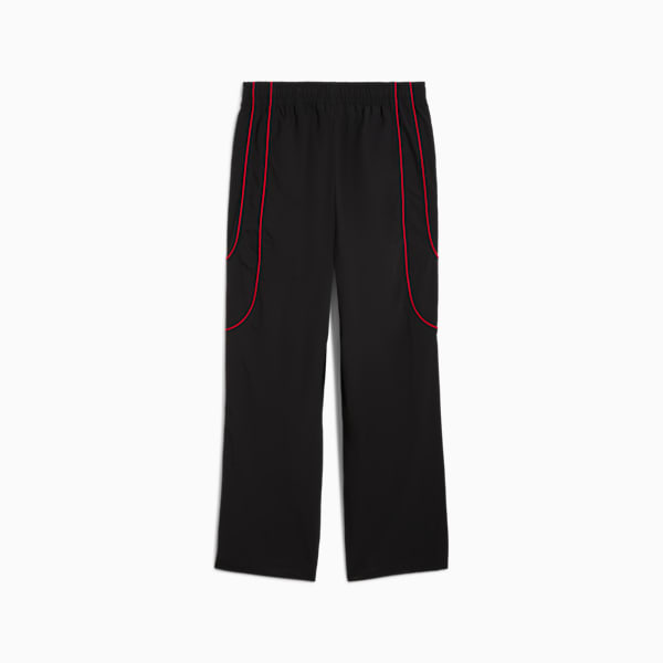PUMATECH Relaxed Track Pants Men, PUMA Black-For All Time Red, extralarge